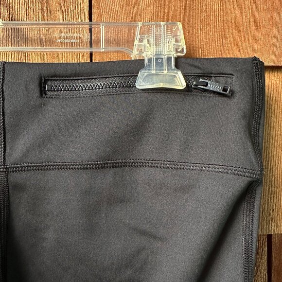 Like New Jordan Bold Black Tight Fit Leggings with Zip Back Pocket - Women's XXL - Picture 8 of 10